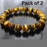 Tiger Eye Yellow Crystal Healing Stone Bracelet