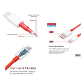 Type C Dash Charging USB Data Cable for OnePlus Devices