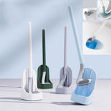 Toilet Brush- Wall-Mounted Long-Handled Golf Head Toilet Brush with Hook