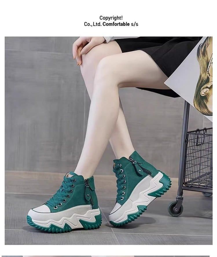 Women’s Chunky Casual Shoes – Green