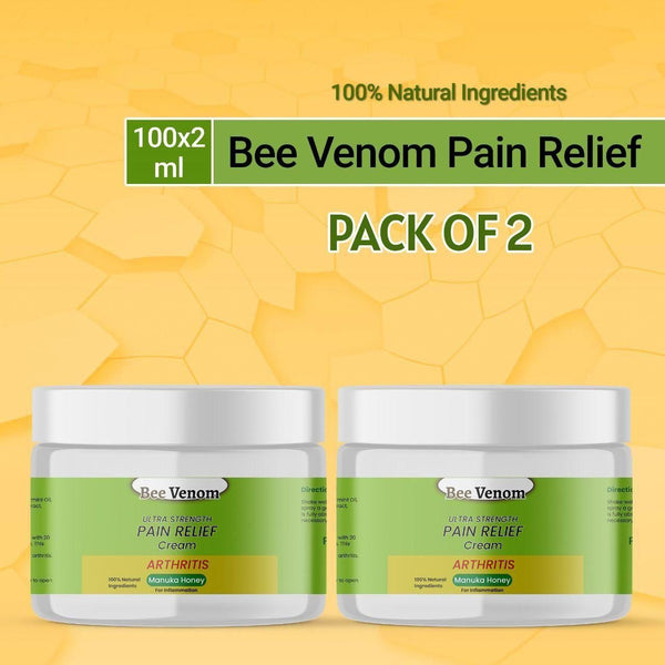 🌟 VitalEase Ultra Strength Bee Venom Pain Relief Cream (Pack of 2) 💪🌿