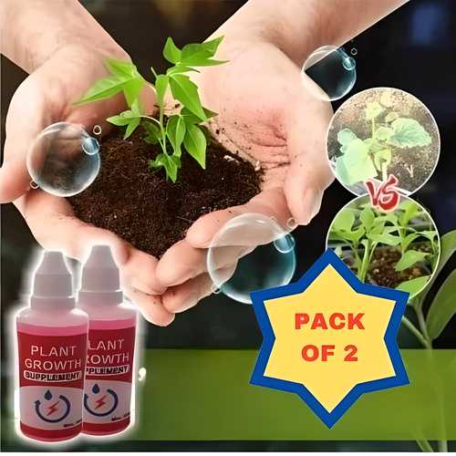 🌿💧 Plant Growth Enhancer Supplement | Buy 1 Get 1 Free! | Pack of 2 for Lush and Thriving Plants 🌟