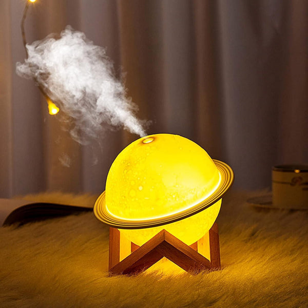 2 In 1 Moon Lamp Cool Mist Humidifiers Essential Oil Diffuser