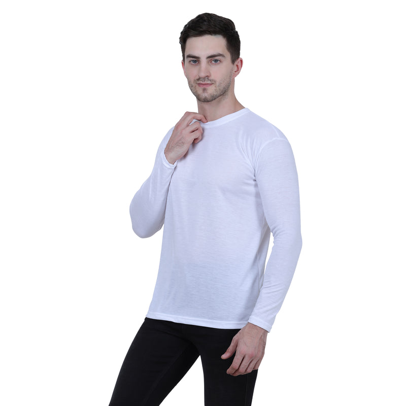 Men's Cotton Round Neck Full Sleeves Stylish Tshirt (Pack of 3)