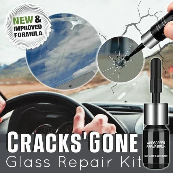 🔧ZeroCrack Windshield Repair Resin –🔥Buy 1 Get 1 Free🔥 Pack of 2 for Fast and Effective Glass Repair🌟